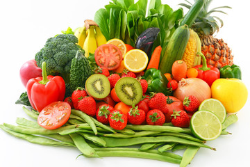 新鮮な野菜と果物
