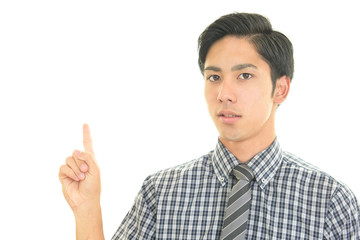 笑顔のビジネスマン