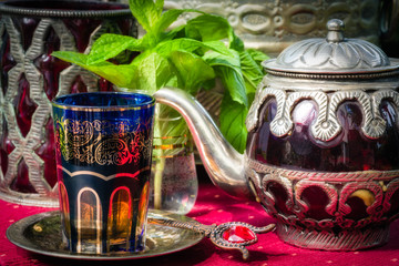 Arabian mint tea