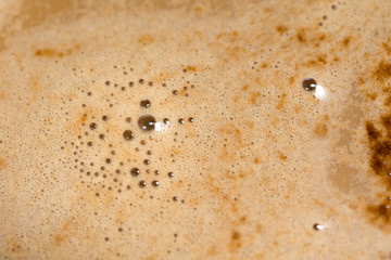 coffee closeup on white cup