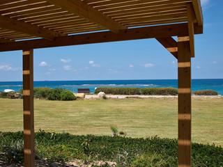 Modern classical beach pergola gazebo pavilion