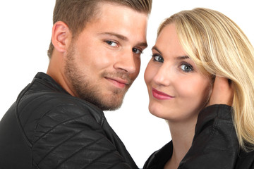 glückliches junges Paar