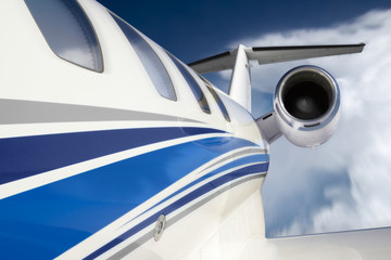 Businese Jet With Unique In-Flight Perspective