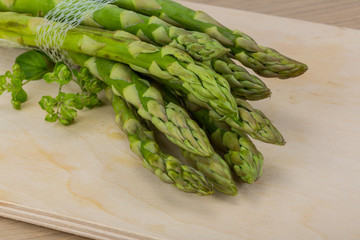 Raw asparagus