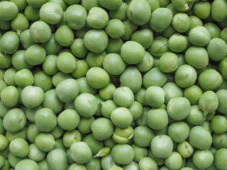 Green peas vegetable background