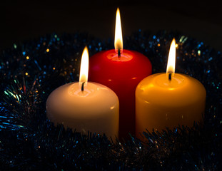 Christmas candles