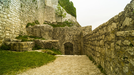 Ritterburg in Beuren, Deutschland, Mauer
