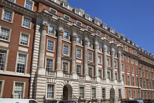 LONDON, UK - JUNE 3, 2014: Mayfair Town Houses, Center Of London