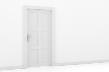 3d rendering of a door