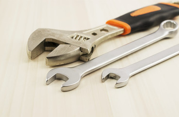 Instruments on the floor