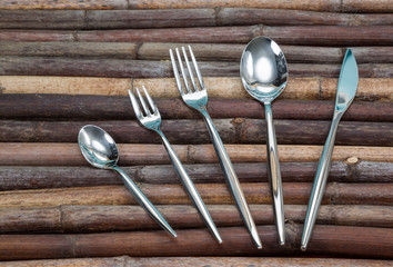 fork, spoon, knife