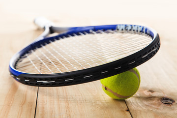Tennis Ball and Racket