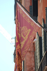 Obraz premium Flag and emblem of the Venice