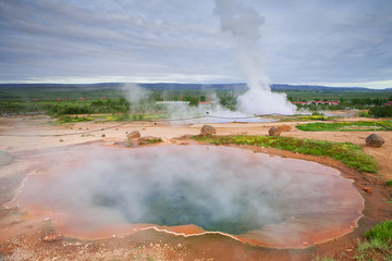 Strokkur geysir, Iceland 