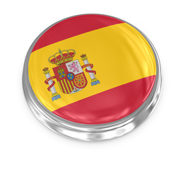 Obraz premium Flag badge - Spain