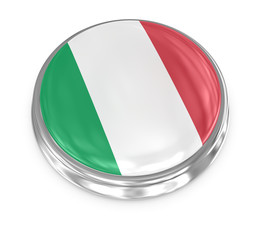 Fototapeta premium Flag badge - Italy