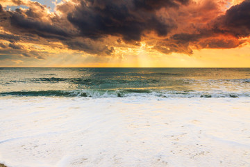 Obraz na płótnie Canvas Sunset beach