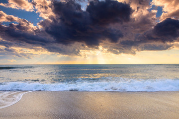 Fototapeta premium Sunset beach