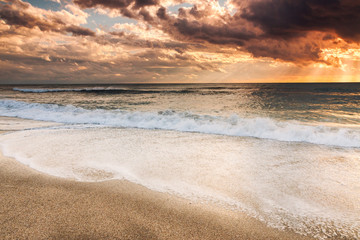 Fototapeta premium Sunset beach