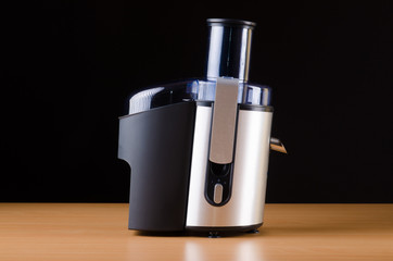 Juice extractor in kitchenware concept