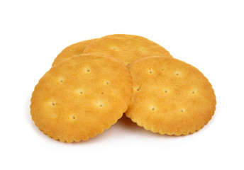 Cracker isolated on a over white background