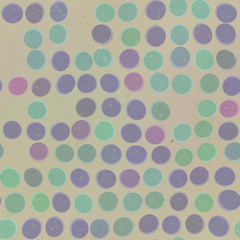 Seamless old paper texture with colorful polka dots