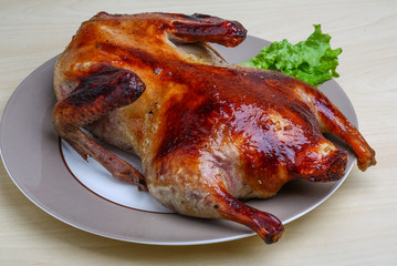Roasted duck