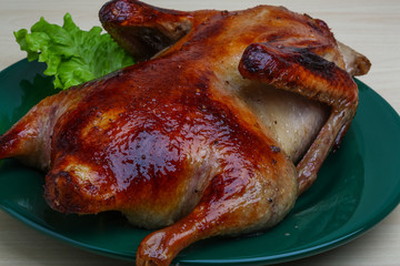 Roasted duck