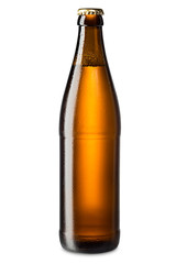 ice cold beer bottle