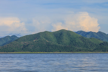 Views over the reservoir lake