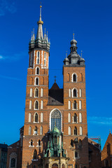 Fototapeta premium St. Mary's Church in Krakow