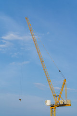 Crane and a blue sky