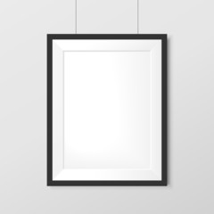 modern blank photo frame