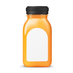 juice bottle with blank label
