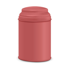 red round tin packaging