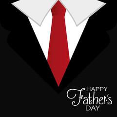 Happy fathers day card design.