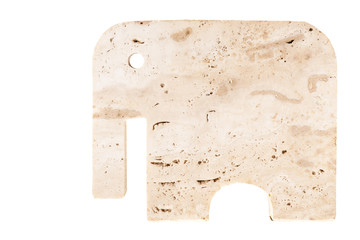 Minimal stone elephant