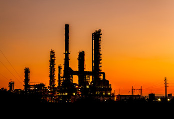 Oil refinery plant