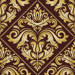 Seamless Orient Vector Background