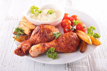 grilled chicken barbecue