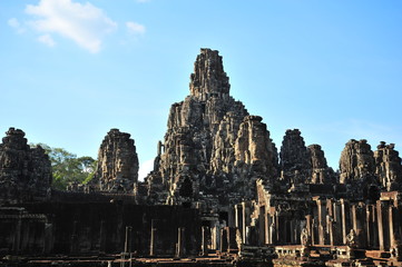 Angkor Temple of Bayon in Cambodia
