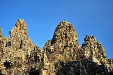 Fototapeta na wymiar Angkor Temple of Bayon in Cambodia