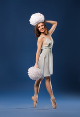 ballet female dancer cheerleader