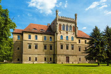 Pałac Mirów, Książ Wielki, Polska - obrazy, fototapety, plakaty