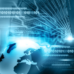 Online money concept