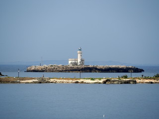 Faro di scoglio Palumbo a Trapani