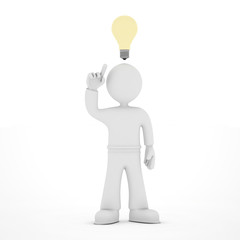 Man with idea