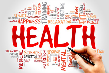 HEALTH word cloud concept