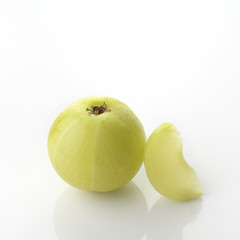 Gooseberry - Amla on White Background