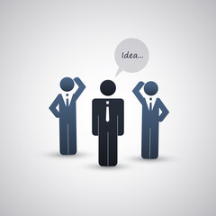 The Real Leader - Business Men Icons